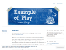 Tablet Screenshot of exampleofplay.com